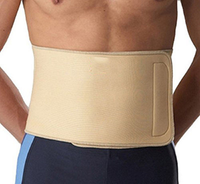 Leosportz unisex abdominal back support for pain Abdominal Belt(Brown)