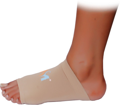 

Sankat Mochan S.M SILICONE SLIP OF COMPRESSION FABRIC ARCH SUPPORT PAIR (2PCS) Foot Support(White, Beige