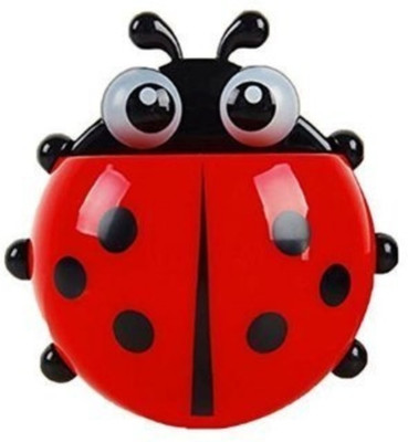 

Swarish Cute Ladybug Insect Toothbrush Wall Suction Bathroom Toothbrush Holder Toothbrush Case(Pack of 1)
