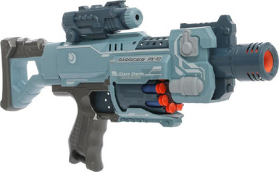 

Sanyal Blaze Strom Automatic Soft Bullet Battery Operated Gun For Kids- 20 Bullets (Multicolored) - 1 Pcs Pack(Grey)