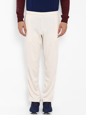 ALCIS Solid Men White Track Pants