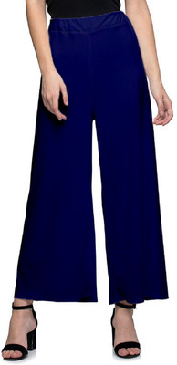 Skandas Trendz Regular Fit Women Blue Trousers