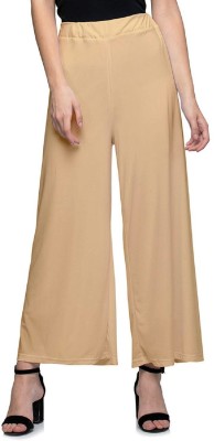 Skandas Trendz Relaxed Women Beige Trousers