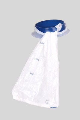 

Lifekrafts Disposable Vomit Bags , Pack of 25, Tough Material ...Leakage proof ; Easy to Close and Throw with its Closure system Vomit Bag(1.5 L White)