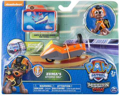 

Spin Master Paw Patrol Mission Paw - Zuma's Hydro Ski - Figure and Vehicle(Multicolor)