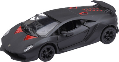 

Miss & Chief Lamborghini Sesto Elemento Diecast Pull back Car Black(Black)
