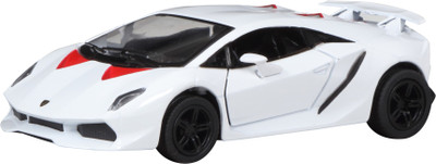 

Miss & Chief Lamborghini Sesto Elemento Diecast Pull back Car White(White)