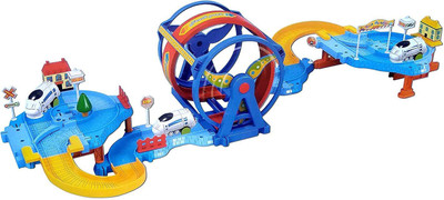 

Toyshine Automatic Train Tracker Set Battery Operated Train Track, with Lights(Multicolor)