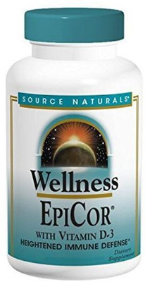 Source Naturals EpiCor wtih Vitamin D-3 - 500 mg - 120 Capsules(120 No)
