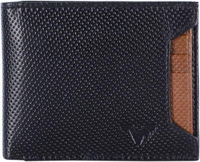 

Vener Fabica Men Casual Black Genuine Leather Wallet(8 Card Slots)