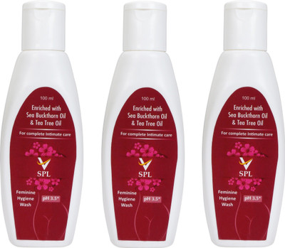 

VSPL Feminine Hygiene Wash 100 ml Each Pack of 3 Intimate Wash(300 ml, Pack of 3)