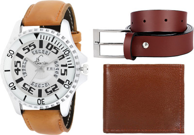 

Jack Klein Analog Watch Combo(Brown)