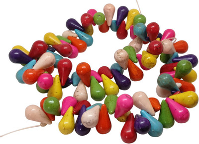 

Aumni Crafts Jewellery Making Synthetic Beads 19x10mm Drop Mixed Colors (Sold as 1 string, 93-94 beads/string)
