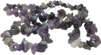 

Aumni Crafts Jewellery Making Craft Stone Beads Multi-Size (Range 8-17mm) 34inch long Chips Amethyst Purple (Sold as 1 string, 160 beads/string)
