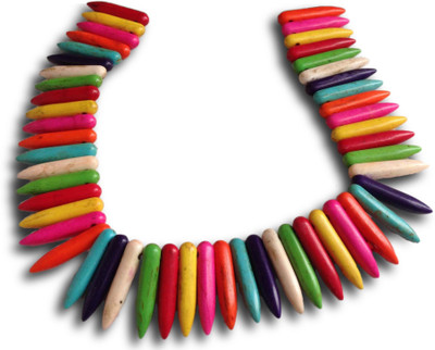

Aumni Crafts Jewellery Making Synthetic Beads 25x5mm Spike Mixed Colors (Pack of 60 pieces)