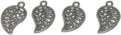 

Aumni Crafts Jewelley Making Mini Pendant Metal Alloy Craft Charms 18x10x1mm Leaf Antique Silver Color (Pack of 40 pieces)
