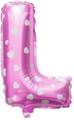 

Smartcraft Printed Alphabet Foil -L Balloon(Pink, Pack of 1)