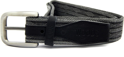 

WOODS Men Casual Grey Canvas, Fabric Belt, WOODS Men Formal, Casual Grey Canvas, Fabric Belt