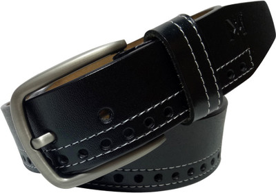 

Mentiezi Men Casual Black Genuine Leather Belt