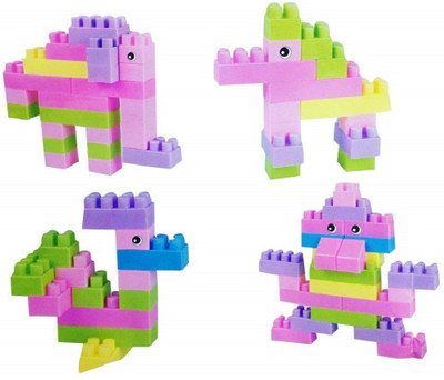 

Bluwings 60pcs Button Blocks set Game For Kids(Minimum Age 3 Yrs)(Multicolor)