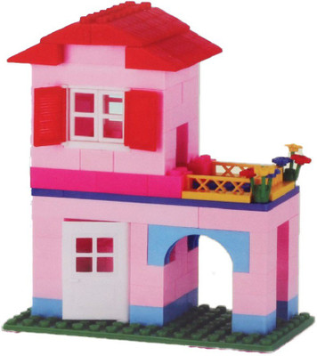 

Bluwings House Interlocking Blocks set For Kid(142 PCs)(Min. Age 3 Yrs)(Multicolor)