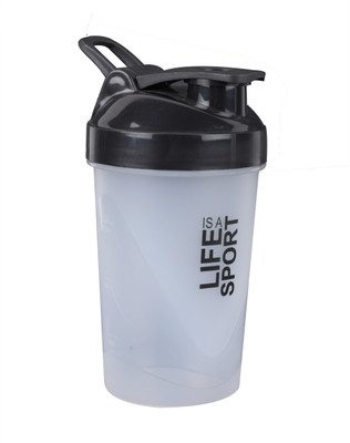 

HAANS Alfa Gym Bottle 500 ml 500 Shaker(Pack of 1, Black)