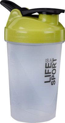 

HAANS Alfa Gym Bottle 500 ml 500 Shaker(Pack of 1, Green)