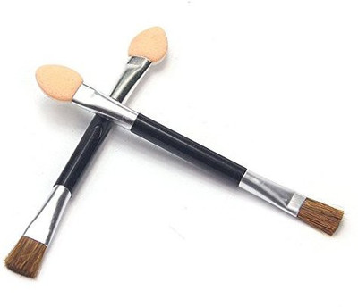 

Phantomsky 10Pcs Disposable Cosmetic Makeup Applicator Eyeshadow Dual Sided Brush Double End Brushes Set(Pack of 10)
