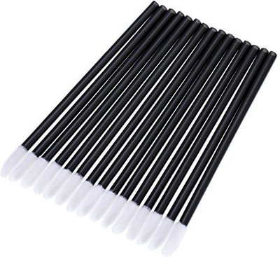 

Eboot 500 Pack Lipstick Applicators Disposable Lip Brushes Makeup Brush Gloss Wands Applicator Black(Pack of 500)