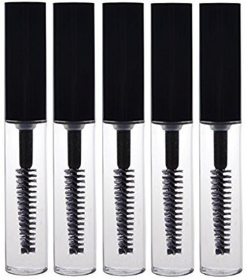 

Elandy 5Pcs 4Ml Empty Plastic Diy Mascara Tube Eyelash Cream Wand Bottle Vials With Brush Black(Pack of 5)