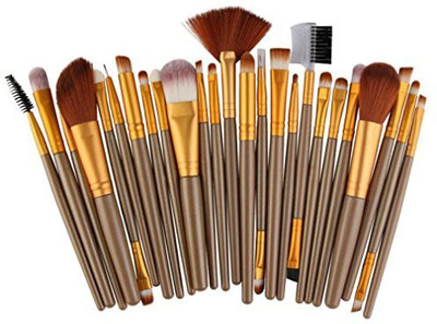 

Topunder Professional Makeup Brush Set Brushes For Facial Brow And Lip By X(Pack of 20)