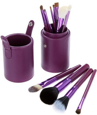 

Anself 12Pcs Professional Makeup Brush Set Cosmetic Tool With Leather Holder Case(Pack of 12)