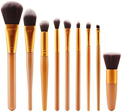 

Bolayu 9Pcs Cosmetic Brush Sets Makeup Brushes Kits Tools(Pack of 9)