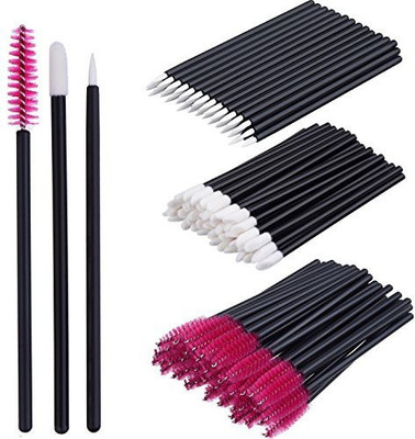 

Eboot 150 Pieces Disposable Lip Brushes Eyeliner Eyelash Mascara Makeup Tool Kits(Pack of 150)