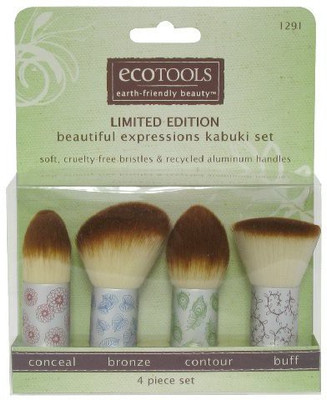 

Eco Tools Makeup Kabuki Brush Set(Pack of 4)