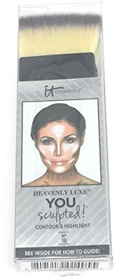 

It Cosmetics Heavenly Luxe You Sculpted Contour Highlight Brush No 18(Pack of 1)