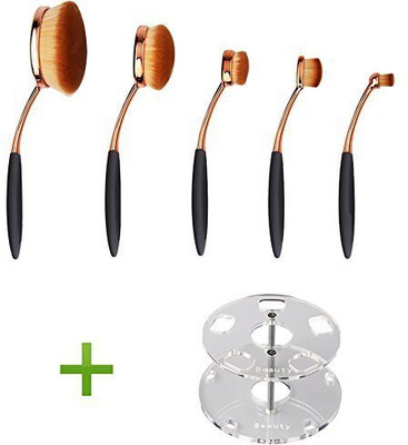 

Dscbeauty Professional 5 Pcs Oval Makeup Brush Set(Pack of 5)