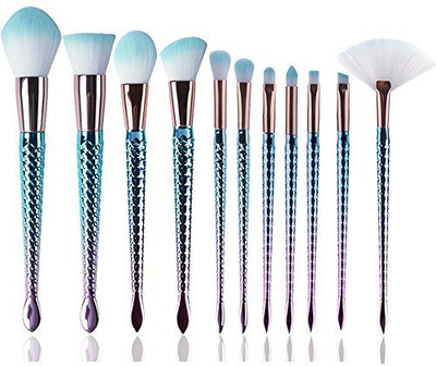 

Topunder Professional Makeup Brush Set Brushes For Facial And Brow Lip By W(Pack of 11)