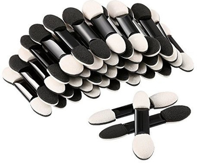 

Eboot 100 Pack Disposable Eye Shadow Brush Sponge Dual Sided Oval Tipped Makeup Applicator Tool(Pack of 100)