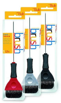 

Product Club 2 In 1 Color Brushes Red Silver Black Each(Pack of 3)