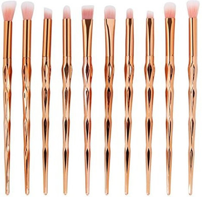 

Beautyvan Makeup Brushes Set 2018 New Design Arrival 10Pc Mermaid Foundation Eyeshadow Contour Eye Lip(Pack of 10)