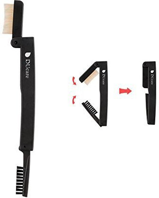 

Ducare Duo Eyelash Comb Curlers Folding Makeup Mascara Applicator Eyebrow Grooming Brush Tool One Piece(Pack of 1)