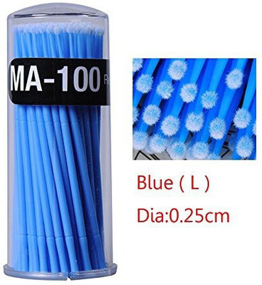 

Okdeals 100Pcs Disposable Eyelash Extension Applicator Mascara Brush Glue Cleaning Stick(Pack of 100)
