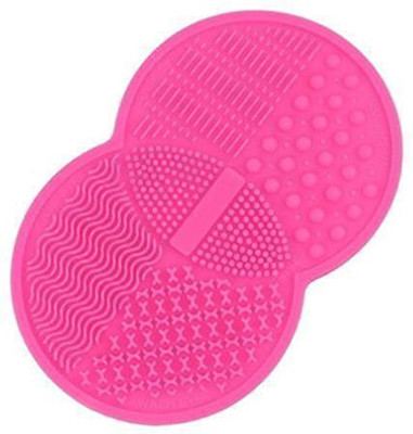 

Hengsong Women Silicone Makeup Brush Cleaner Washing Scrubber Board Cleaning Mat Pad Tool(Pack of 1)