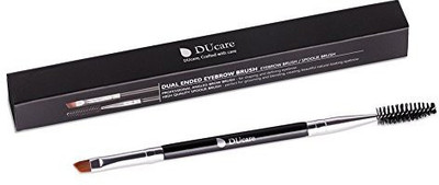 

Ducare Duo Eyebrow Brush By And Comb With Spoolie Grooming Tool Angled Black(Pack of 1)