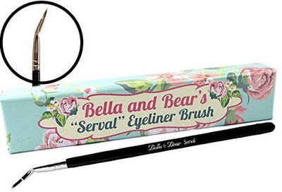 

Bella And Bear Eyeliner Brush Our Angled Is Perfect For Defining Eyes And Creating The Winged Cat Eye Look(Pack of 1)