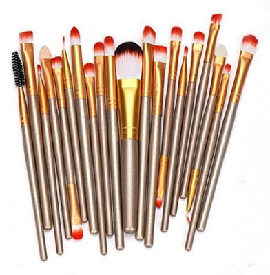 

Yoyorule 20 Pcs Makeup Brush Set Tools Make Up Toiletry Kit Wool(Pack of 20)