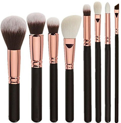

Scofieldly Makeup Brush Sets Brushes Premium Set Synthetic Kabuki Cosmetics Foundation Blending Blush Eyeliner Face Powder Kit(Pack of 8)