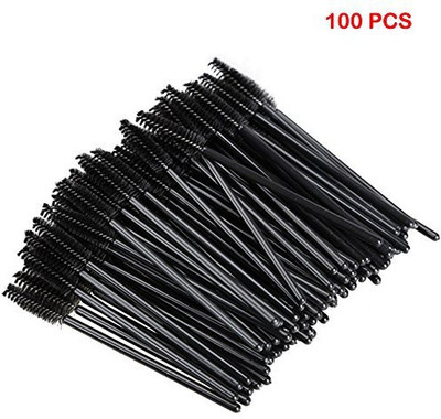 

Bodermincer Scala 100Pcs Microbrushing One Time Disposable Eyelash Brushes Mini Mascara Applicator Natural Extention Wands Makeup Tool(Pack of 100)