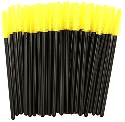 

Kolight Pack Of 100Pcs Colorful Disposable Mascara Brush Silicone Head Wands Applicator Makeup Eye Lash Kits(Pack of 100)